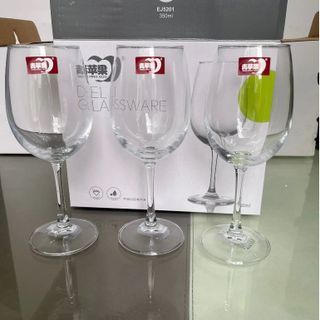 Bộ 6 Ly Vang Thủy Tinh Chân Cao EJ5635 330ml ( THÙNG 8B)