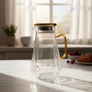 Ca Bình Thủy Tinh Chịu Nhiệt Trắng 5696 CC (THÙNG 24C)