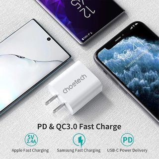 Adapter Củ Sạc điện thoại, máy tính bảng, ipad, CHOETECH PD 20W Chuyên Sạc Nhanh PD5005