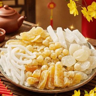 SET MỨT TRUYỀN THỐNG 6 VỊ, ÍT ĐƯỜNG - TINH HOA TẾT XƯA 700G - WINNIE HOUSE