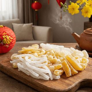 SET MỨT TRUYỀN THỐNG 6 VỊ, ÍT ĐƯỜNG - TINH HOA TẾT XƯA 700G - WINNIE HOUSE