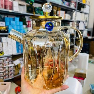 Ca Thuỷ Tinh Núm Kim Cương Trắng W136. CC ( Thùng 24C)