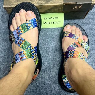 Giày Sandal Nam Chaco Quai Dù Lụa Mã D114