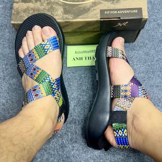 Giày Sandal Nam Chaco Quai Dù Lụa Mã D114