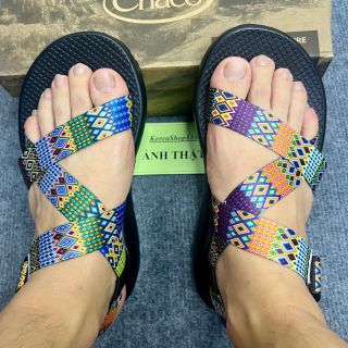 Giày Sandal Nam Chaco Quai Dù Lụa Mã D114
