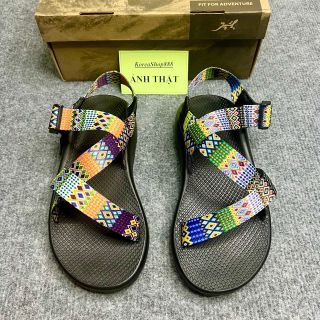 Giày Sandal Nam Chaco Quai Dù Lụa Mã D114