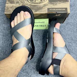 Giày Sandal Nam Chaco Quai Dù Lụa Mã D111