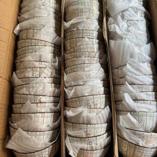 Bộ 10 chén 4D Hoa Mai vân gỗ A81 ( T12)