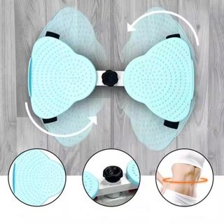 Bàn Xoay Eo Bụng Đa Năng 3 Trong 1 Kèm Theo Dây Kháng Lực,Có Hạt Massage Chân, Tập Thể Dục Tại Nhà