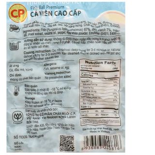 Cá Viên Cao Cấp CP 500g