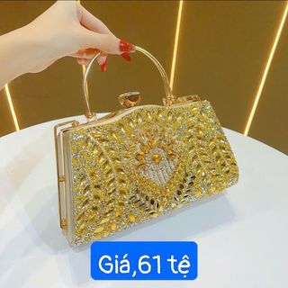 Túi xách tay đeo chéo hàng đính đá Quảng Châu cao cấp sang trọng
