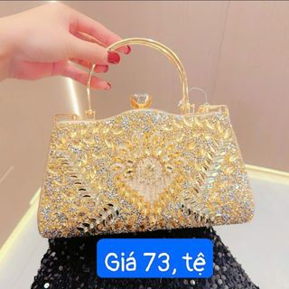 Túi xách tay đeo chéo hàng đính đá Quảng Châu cao cấp sang trọng