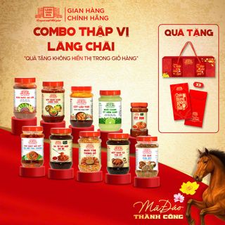 [Tặng bao lì xì] Hộp quà Thập Vị Làng Chài Xưa gồm 10 món nước chấm pha sẵn tiện lợi chuẩn công thức nhà hàng