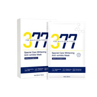 Mặt Nạ 377 Whitening Anti-Wrinkle – Dưỡng Trắng Da, Giảm Nếp Nhăn, Cấp Ẩm & Phục Hồi Da (Hộp 10 Miếng 30ml)
