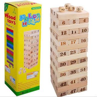 BỘ TRÒ CHƠI RÚT GỖ LOẠI LỚN WOOD TOYS
