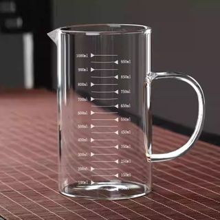 Ca Thủy Tinh Chia Vạch FG5550 CC 350ML Không Nắp ( THÙNG 120C)