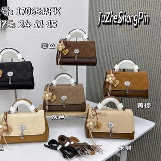 Túi xách tay đeo vai đeo chéo hàng Quảng Châu cao cấp chất liệu da Pu loại 1 f vải nhung