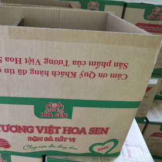 Thùng 600 Gói Tương cà gói nhỏ 15g thùng 600 gói màng màu Tương Việt Hoa Sen