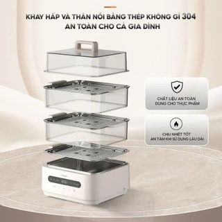 Nồi lẩu hấp đa năng AQUA ASMC-ES101(W)