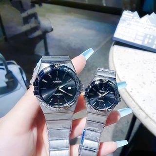 SĂN SALE ĐỒNG HỒ NAM NỮ TRUNG CẤP OMAGE VIỀN BEZEL KHOÁ BƯỚM