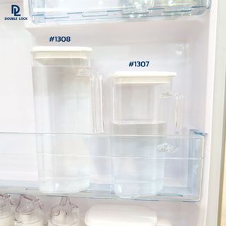 Bình Nước Nhựa Trong Suốt Bền Nhẹ Double Lock 1307 Dung Tích 1900ml Nhập Khẩu Chính Hãng Thái Lan