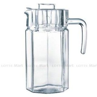 Bình Ca Thủy Tinh Lục Lăng EH 1003-1 Trắng 1250 ml (THÙNG 12C )