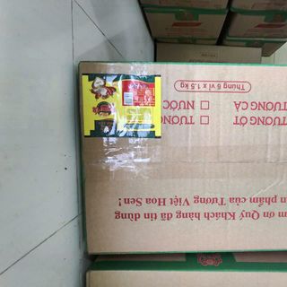 Thùng 600 gói Tương Ớt 15g Màng màu Tương Việt Hoa Sen