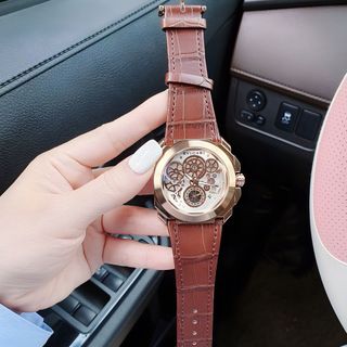 SĂN SALE ĐỒNG HỒ NAM TRUNG CẤP PVLGARI DÂY DA MẶT GIẢ CƠ