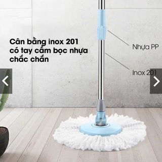 Bộ Lau Nhà Thông Minh Thiết Kế Nhỏ Gọn 2 Trong 1 MINMOP M20 - Cây Lau Nhà Tự Vắt 360 Độ Tiện Lợi