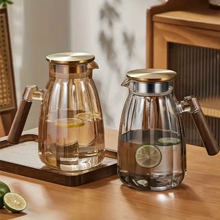 Bình Thủy Tinh Cán Gỗ Nano H-0123 ( THÙNG 24C )