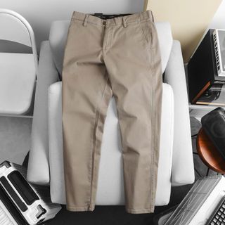 Quần dài kaki nam. Kaki co giản- dày mịn  Form :suông nhẹ (29 ố 18cm)