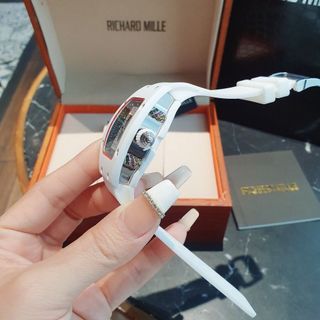 SĂN SALE ĐỒNG HỒ NỮ TRUNG CẤP RITRARD MILLER DÂY CAO SU TRẮNG