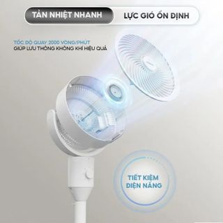 Quạt đứng lưu thông không khí AQUA AQF-ED1800T(W)