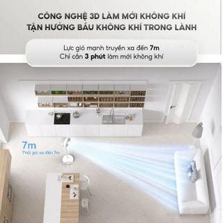 Quạt đứng lưu thông không khí AQUA AQF-ED1800T(W)