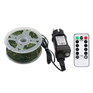 DÂY ĐÈN LED RỄ CÂY 50M 1500 LED MÀU VÀNG REMOTE ĐIỀU KHIỂN