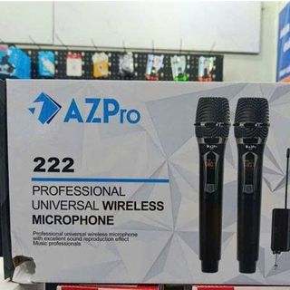 BỘ 2 MIC KARAOKE KHÔNG DÂY ĐA NĂNG AZPRO AZ-222