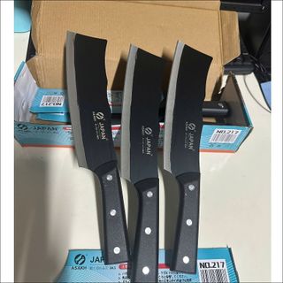 Dao chặt cán gỗ Dao ASAKH JAPAN 217 (136g, 32cm)