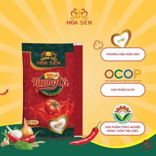 Thùng 600 Gói Tương cà gói nhỏ 15g thùng 600 gói màng màu Tương Việt Hoa Sen