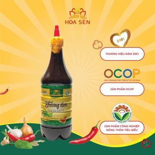 Tương Đen 700g ( 1 thùng 12 chai) Tương Việt Hoa Sen