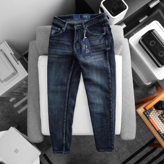 Quần jean dài nam. Chất jean chính phẩm co giản xịn sò dày dặn fom slim