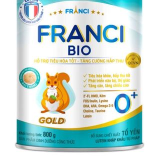 SỮA BỘT BIO 0+_800G(DÀNH CHO BÉ TỪ 0-12 THÁNG)-FRANCI