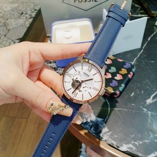 ĐỒNG HỒ NAM CAO CẤP POSSIL  MÁY CƠ DA XANH FULLBOX