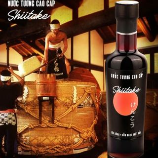 NƯỚC TƯƠNG CAO CẤP SHIITAKE CHAI THUỶ TINH 250ML - LÀNG CHÀI XƯA