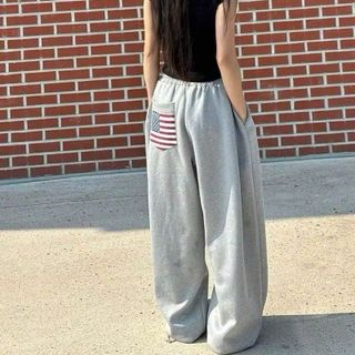 Quần ống rộng 2 da, mềm mịn, form đẹp