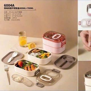 Cặp lồng bọc nhựa DM6004A -700ML +400ML (THÙNG 24C)