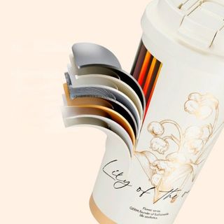 Ly giữ nhiệt họa tiết hoa linh lan GERM GE-23AW-B47