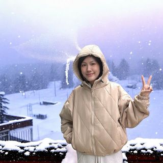 Áo phao nữ 2 lớp chằn gòn ấm áp