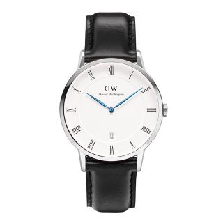 ĐỒNG HỒ NAM NỮ CAO CẤP D WELLINGTON DAPPER DÂY DA KIM XANH CÓ LỊCH FULLBOX HỘP NƠ