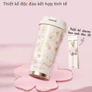 Ly giữ nhiệt BST HOA ANH ĐÀO GERM GE-24AW-B85