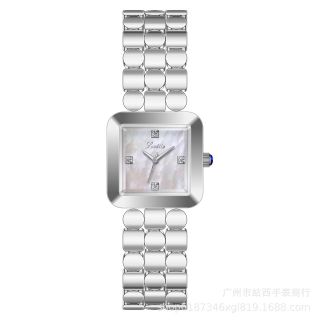 ĐỒNG HỒ NỮ CHÍNH HÃNG SCOTTE DÂY THÉP BI BẠC MẶT VUÔNG XÀ CỪ FULLBOX